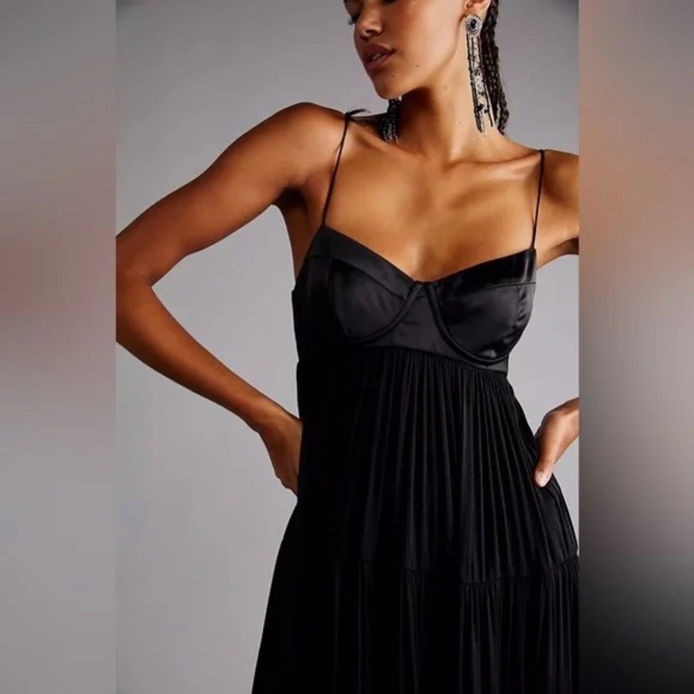 New! Free People Freya Black Maxi Dress 🖤 Medium - Picture 4 of 16